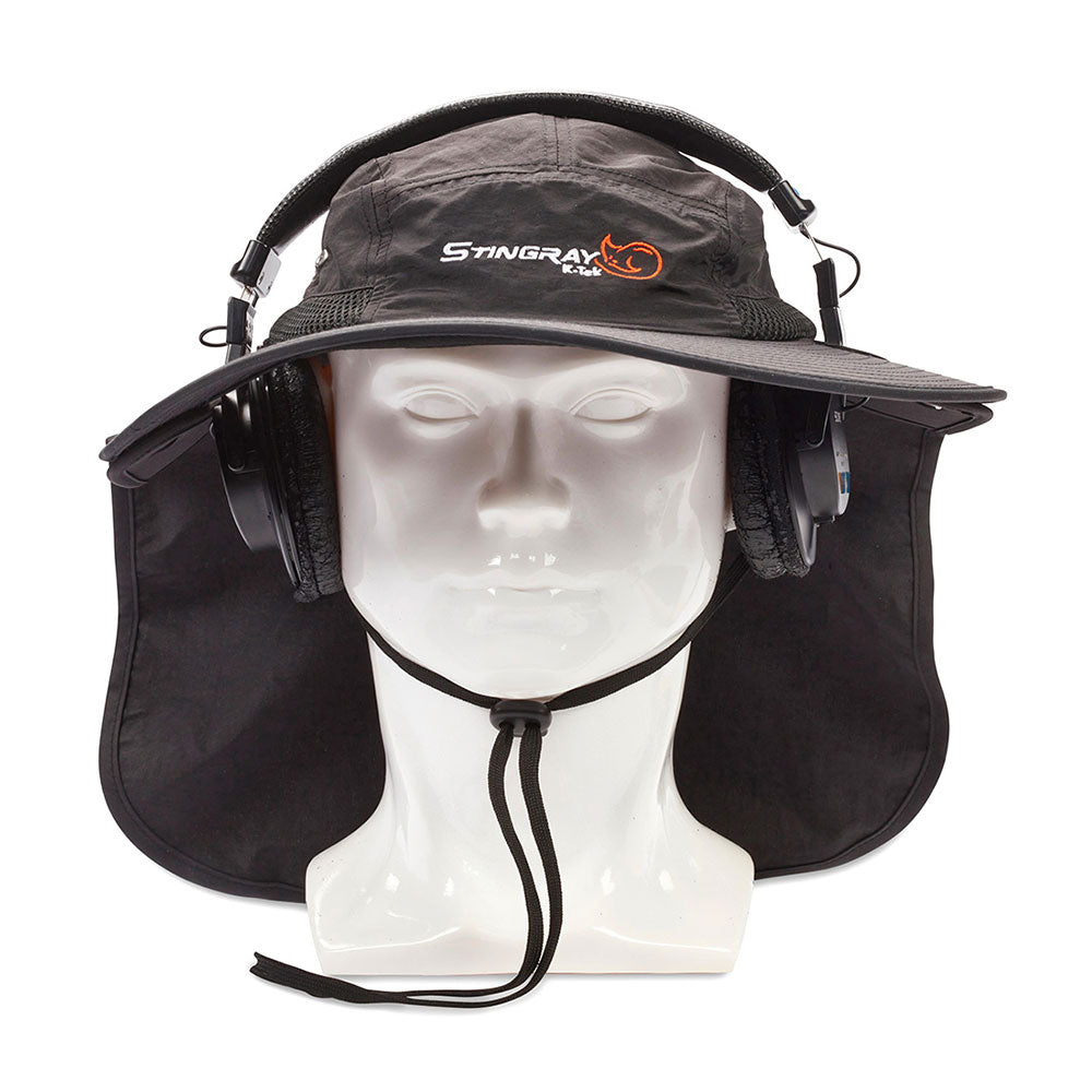K-Tek Stingray Audio SunHat – Black – product view 2