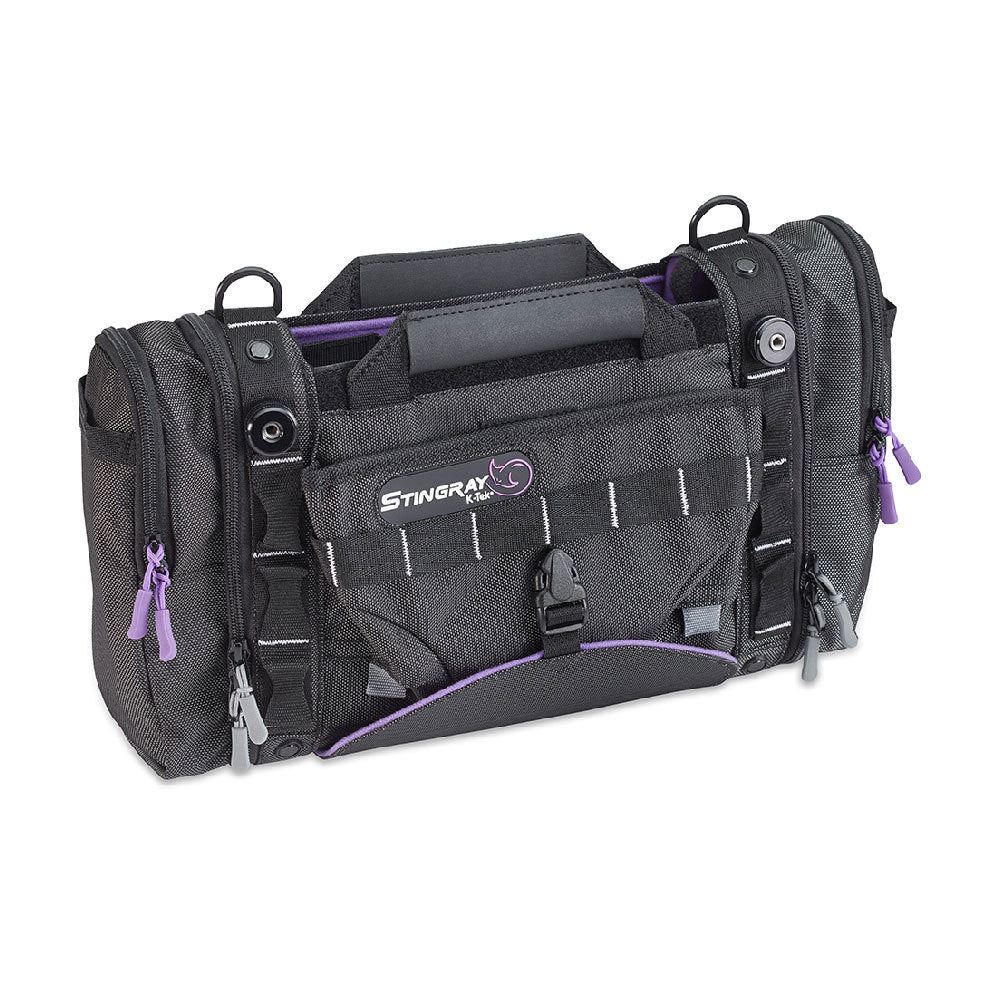 Stingray Junior-X Purple mixer bag showing limited-edition purple interior