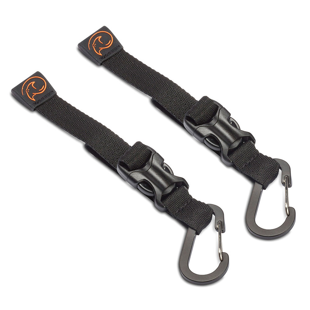 Stingray Cable Hangers with Buckle – Black – Set of 2