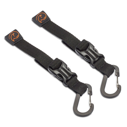 Stingray Cable Hangers with Buckle – Black – Set of 2