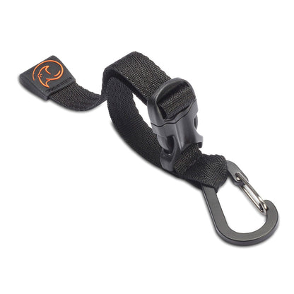 Stingray Cable Hangers with Buckle – Black – Set of 2