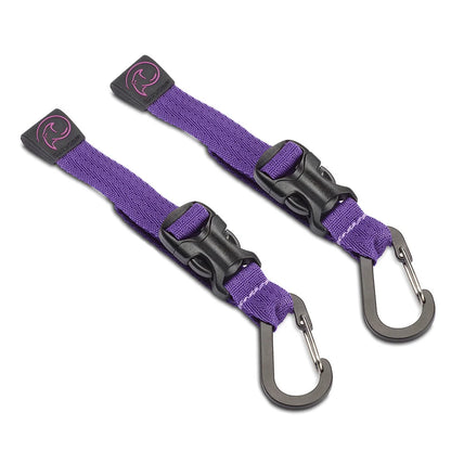 Stingray Cable Hangers with Buckle – Purple – Set of 2