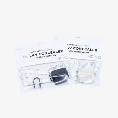 Lav concealer kit packaging showing two blister packs for Countryman B3