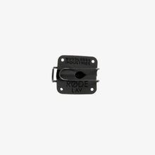 Black RØDE lavalier concealer clip with Bubblebee Industries branding