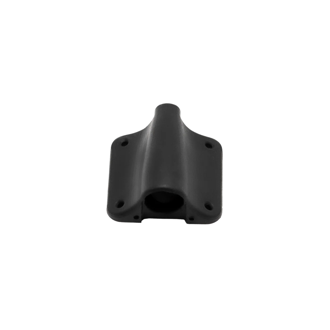 Black lav concealer for Sennheiser, curved plastic cover with center opening