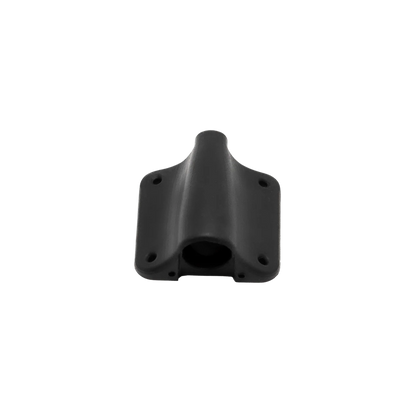 Black lav concealer for Sennheiser, curved plastic cover with center opening