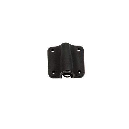 Black lav concealer for Sennheiser, front cover with side holes and clip opening