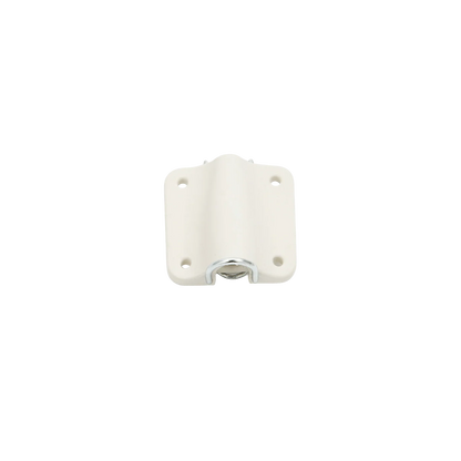White lav concealer for Sennheiser, front cover with side screw holes