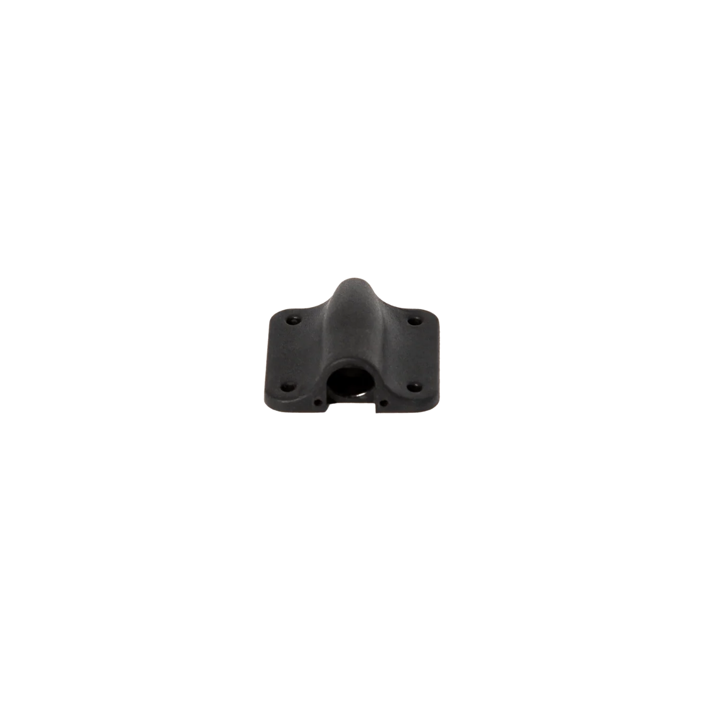 Dark lav concealer bracket for Sony ECM-V1 with mounting holes