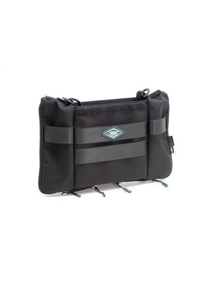 SAMAS mini audio mixer bag with front organizer pockets and top carry handle