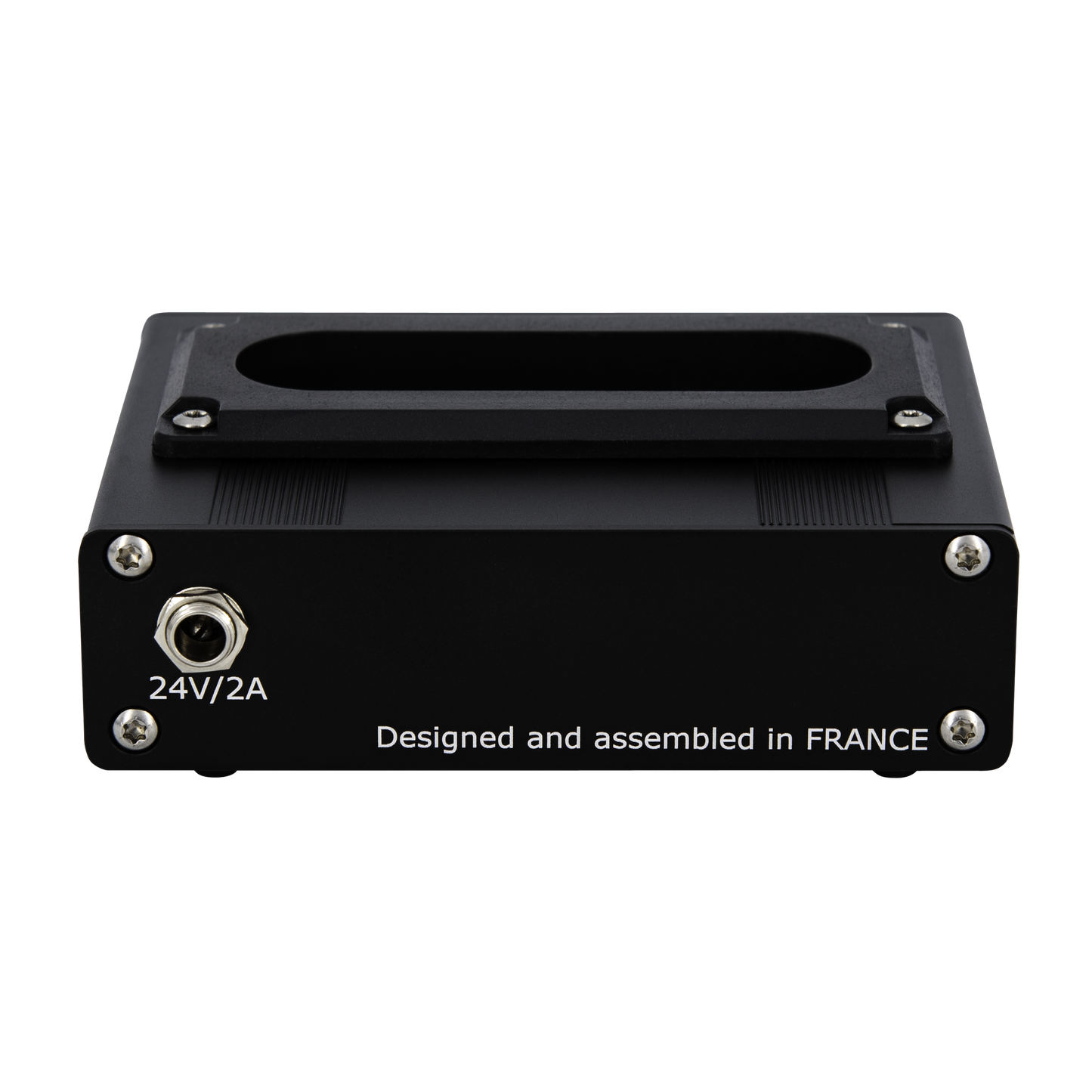 Rear view of Audioroot eSMART MONO battery charger