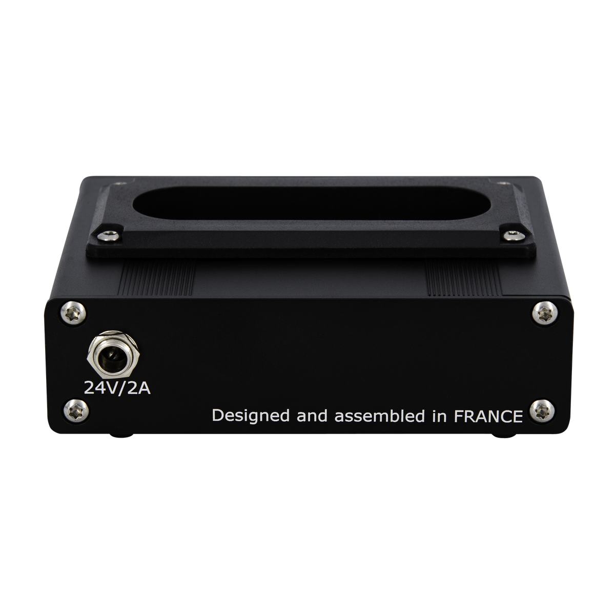 Rear view of Audioroot eSMART MONO battery charger
