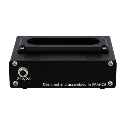Rear view of Audioroot eSMART MONO battery charger