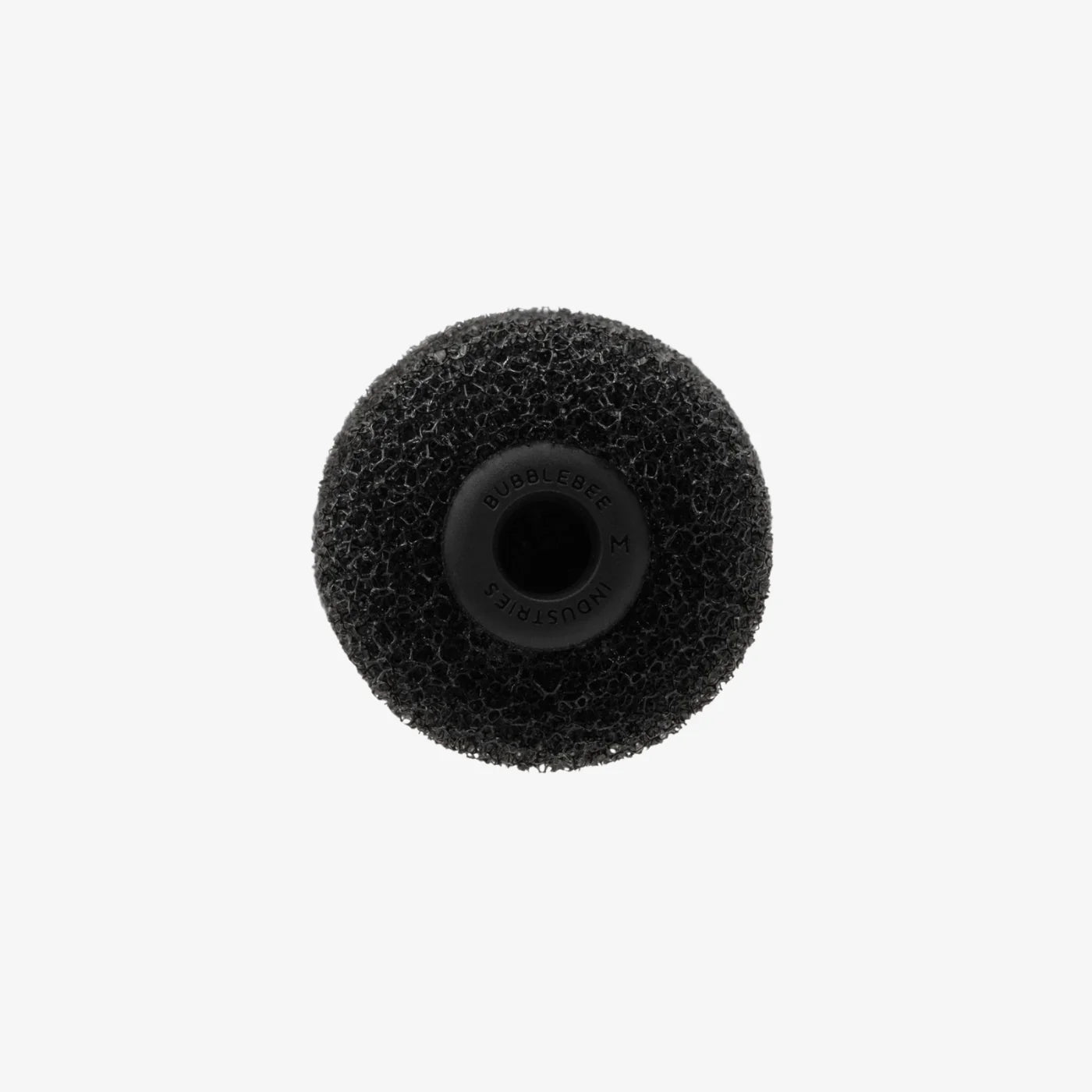 Black microphone windscreen foam for DPA 4098 with center cap