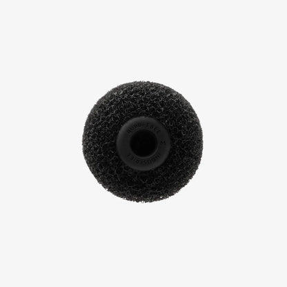 Black microphone windscreen foam for DPA 4098 with center cap