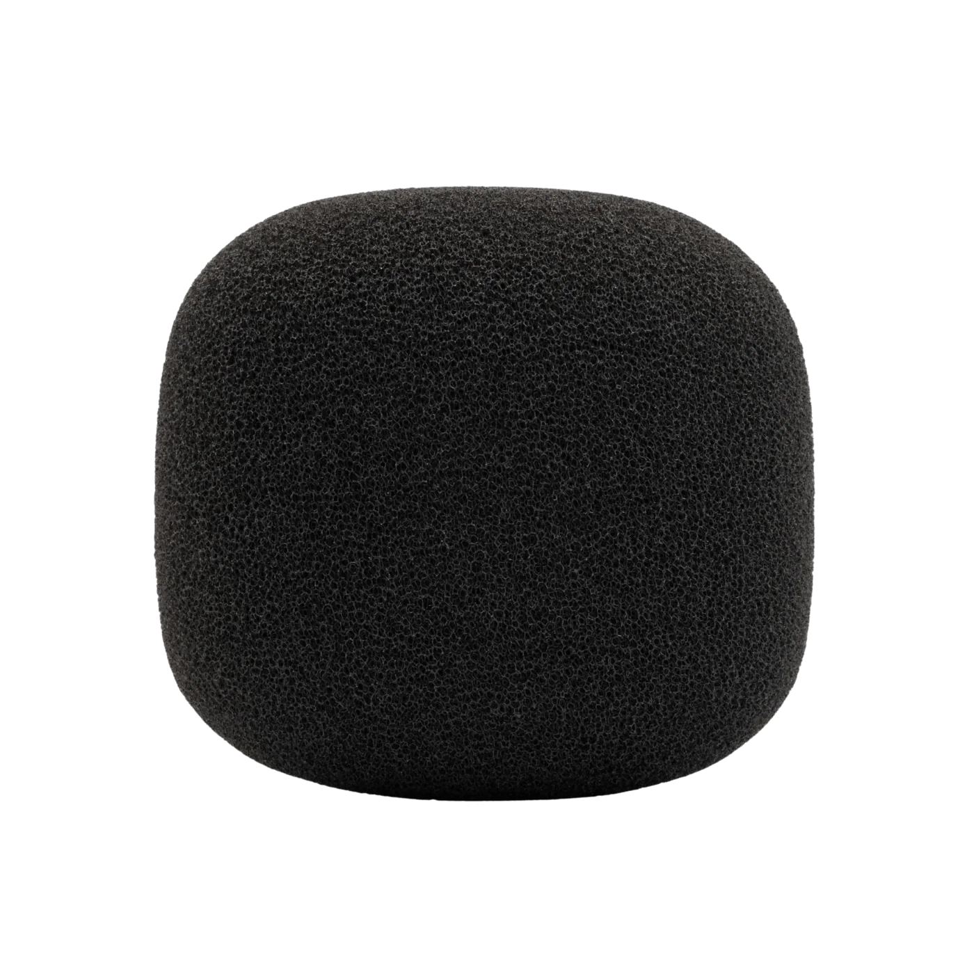 Black round microphone foam windscreen for pencil microphones