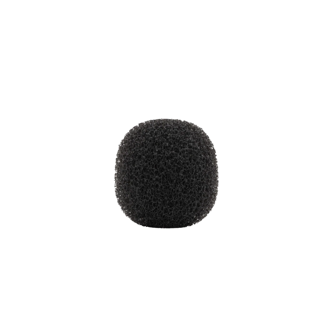 Round foam windscreen for lavalier microphones, black (small)