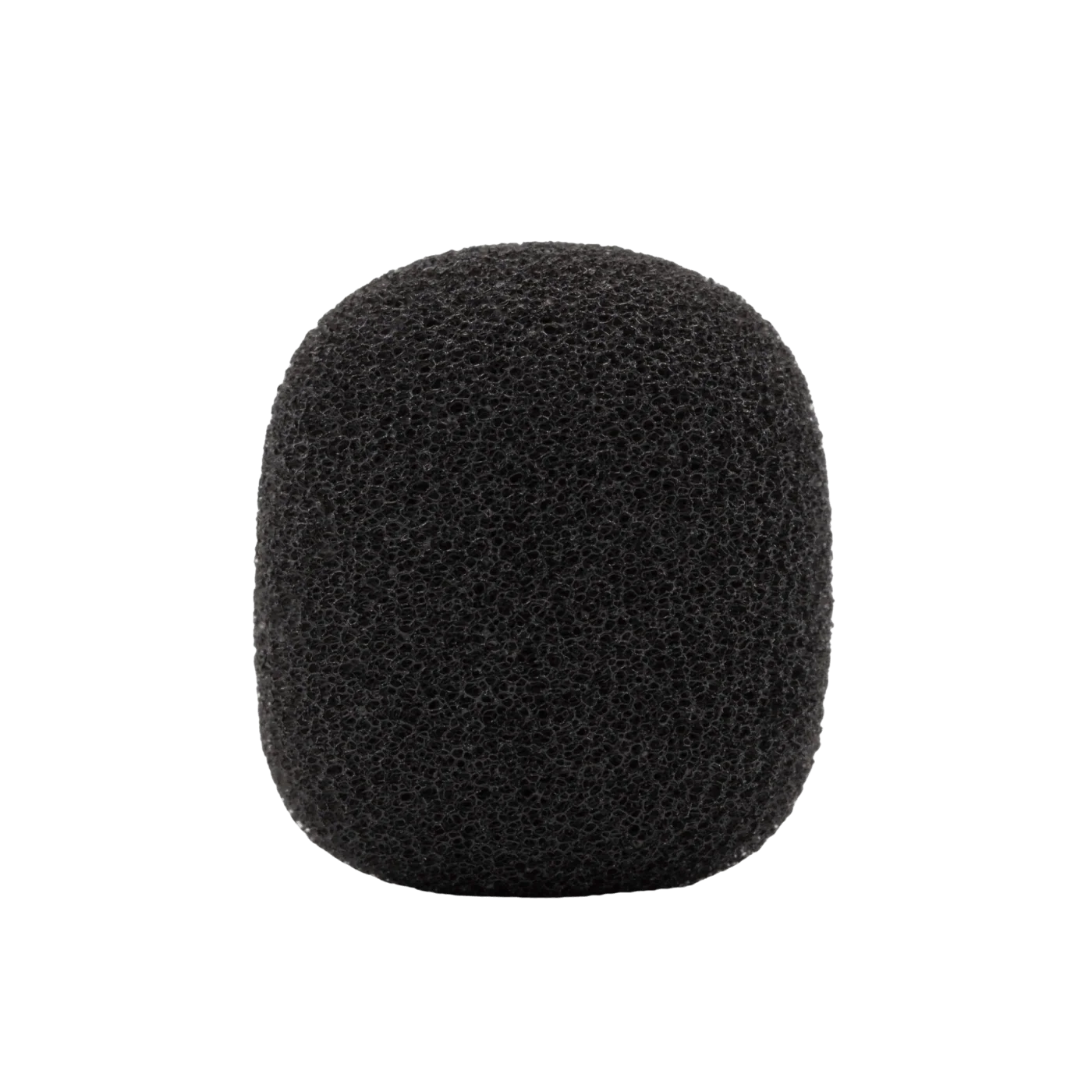 Round foam windscreen for lavalier microphones, black (large)