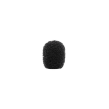 Round foam windscreen for lavalier microphones, black (smaller)