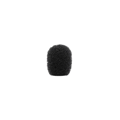 Round foam windscreen for lavalier microphones, black (smaller)