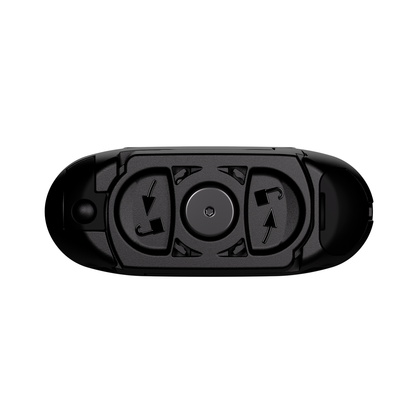 Black base control panel with arrow buttons and central circular dial