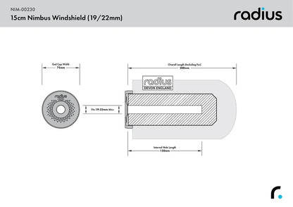 15cm Nimbus Windshield (19/22)