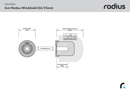 5cm MKH50 Nimbus Windshield (24/25)