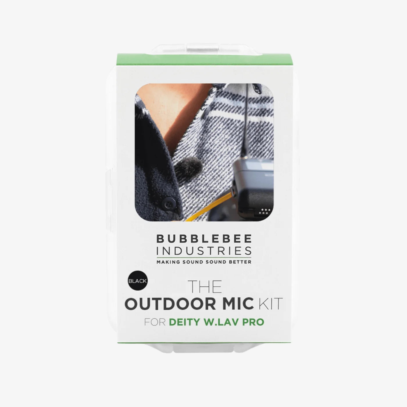 Bubblebee Industries Outdoor Mic Kit box for Deity W.Lav Pro, black