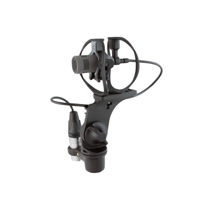RAD-1 shock mount with Lemo-XLR cable, black microphone suspension