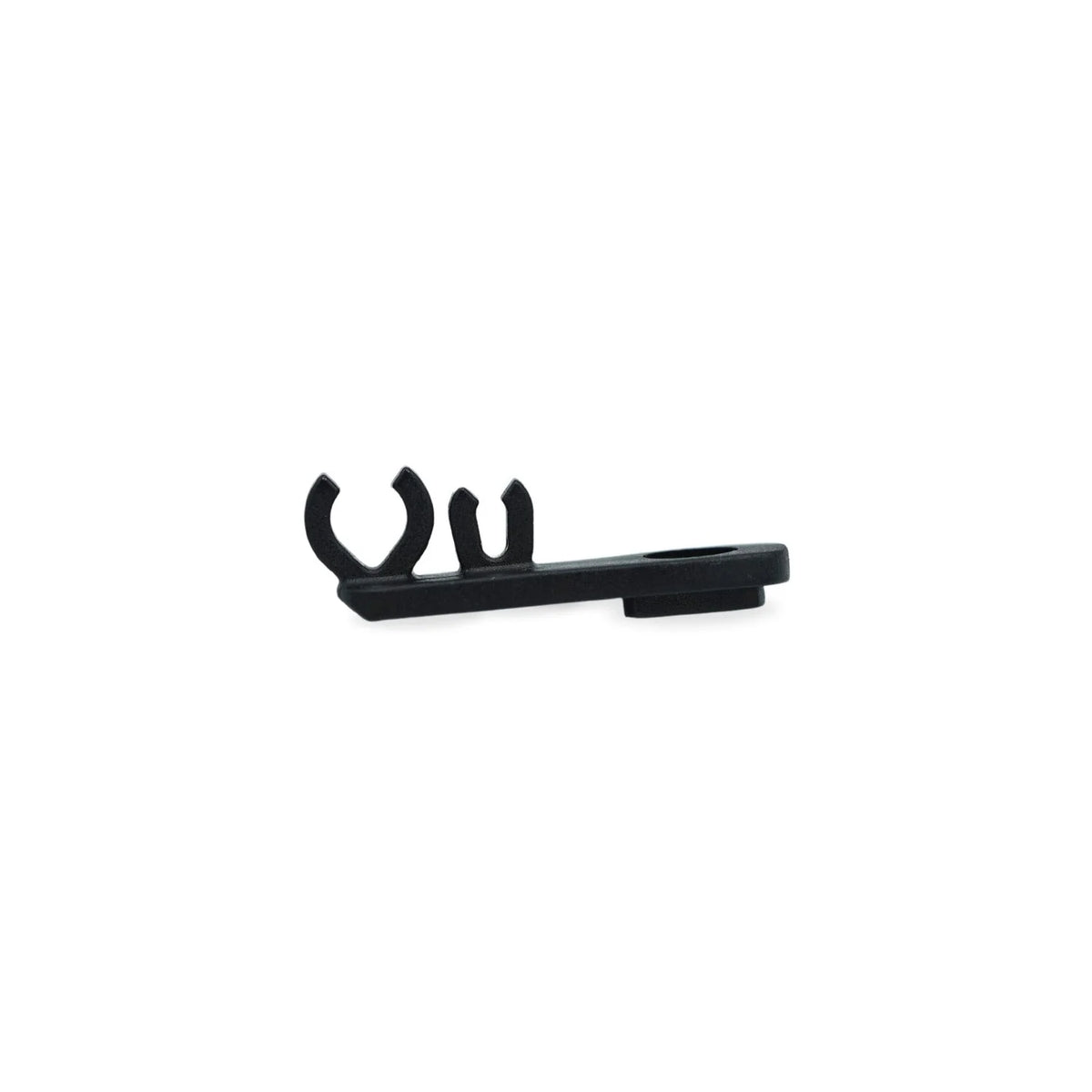 Black removable cable clamp accessory for microphone shock mount