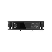 Mini smart power distributor back panel with USB-C and TA4 controls, black