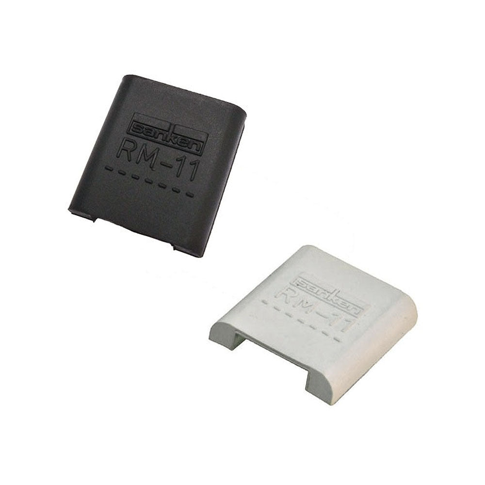 Sanken RM-11 rubber mounts, black and beige pair with RM-11 markings