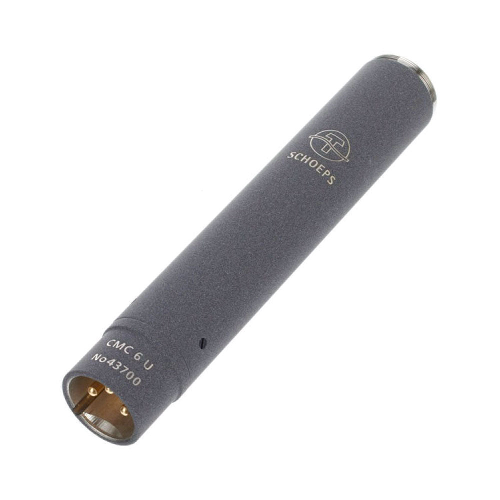 Schoeps CMC 6 U microphone amplifier, dark textured cylinder with connector end