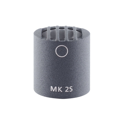 Schoeps MK 2S omnidirectional microphone capsule with gray foam body and side ring