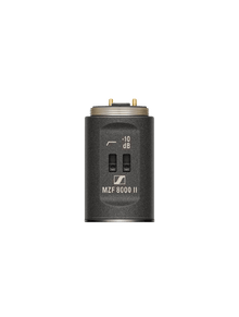 Sennheiser MZF 8000 II LF filter module, dark metal housing with 10 dB markings and ports