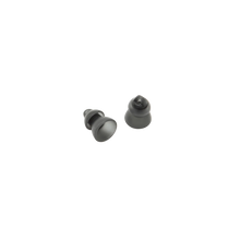 In-ear eartips set, dark silicone domes (2 shown)
