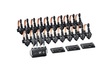 Roaming hub intercom kit with headset transceivers and charging docks