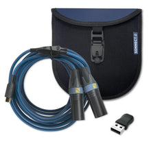 Sonnect SoundWire USB-C Bundle with dual XLR cable, pouch and USB adapter