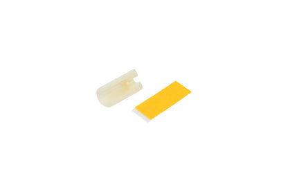 Translucent mounting part and yellow adhesive pads for mini microphone mount