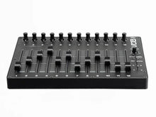 VDB FCS-12 finger control surface with 12 sliders and rows of knobs, black