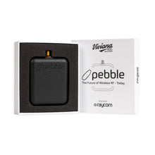 Black wireless RF receiver in retail box with gold antenna connector