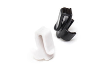 Beetle cable connector set with white and black plastic clip housings