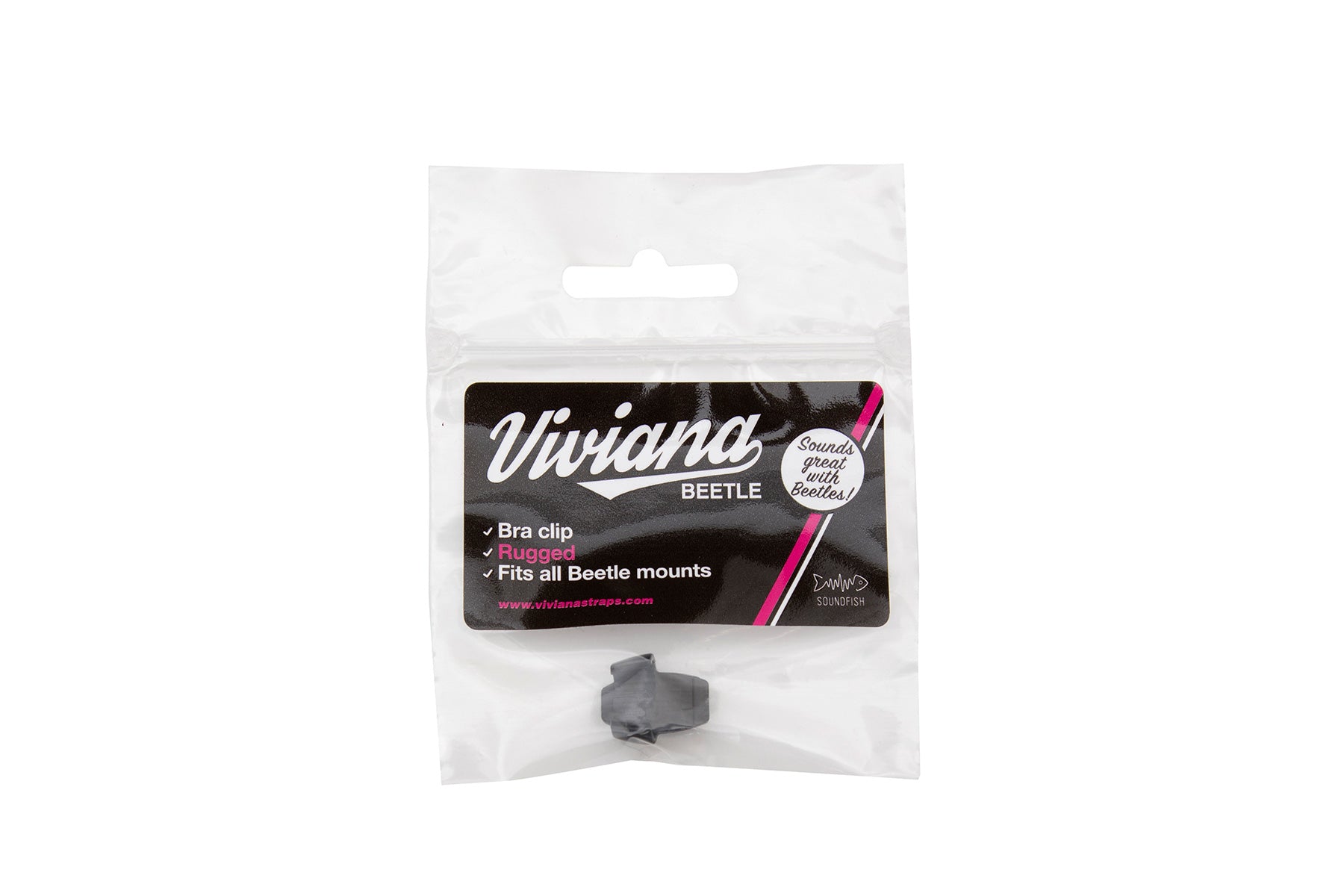 Vivanda beetle bra clip pack, black bra clip in retail bag