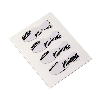 Viviana beetle-shaped sticker set on backing sheet