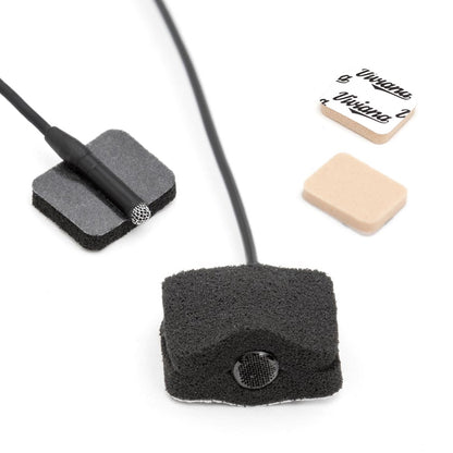 Universal mounting pads set: black foam adhesive pad pieces and beige pads