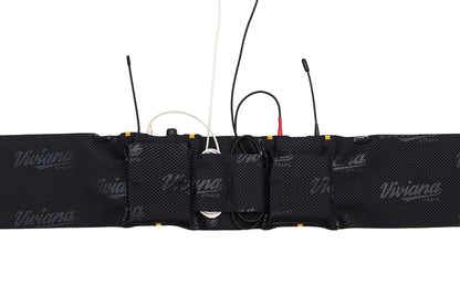 Black extreme waist strap with pouch and attached cords for quick adjust
