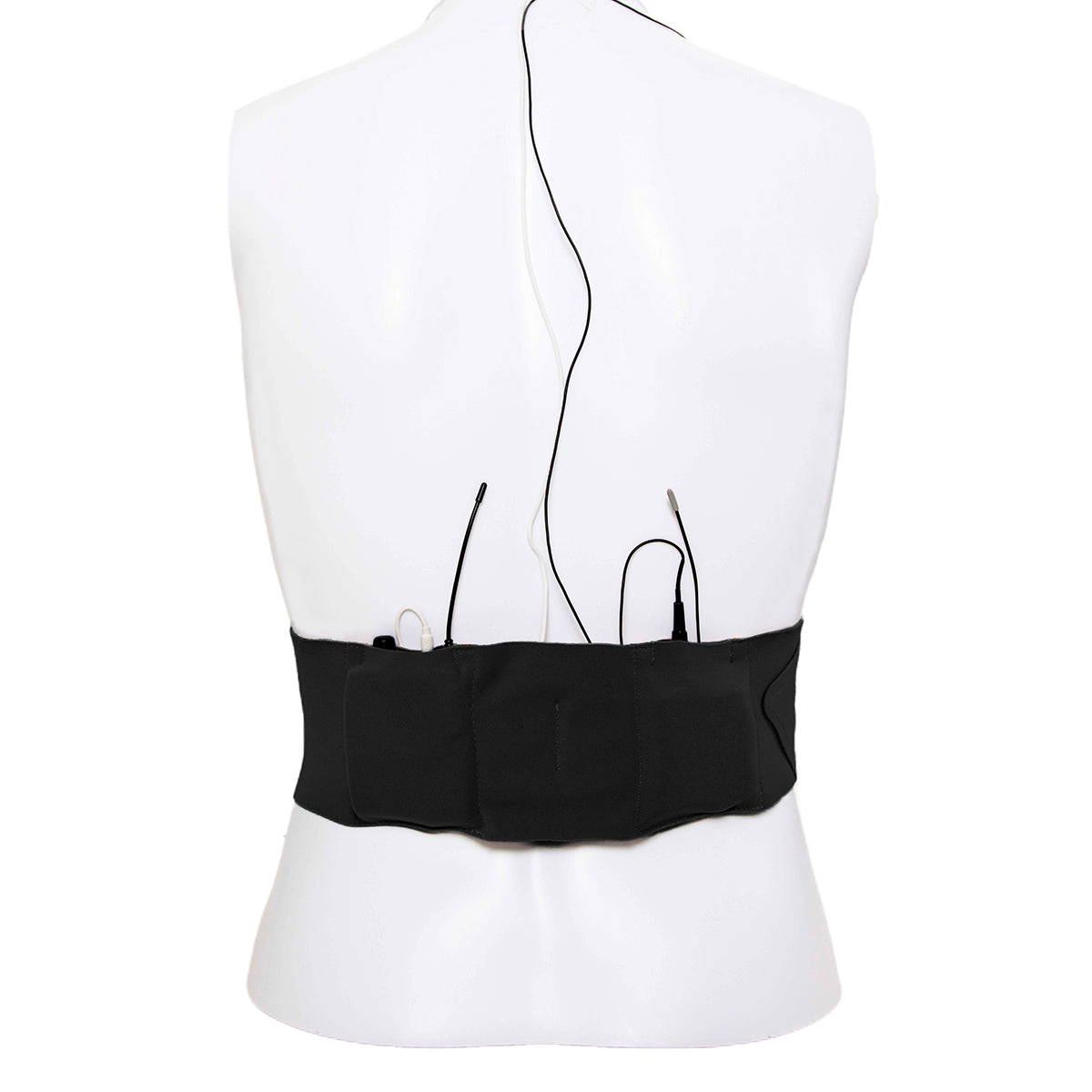 Extreme waist straps, standard, black back view