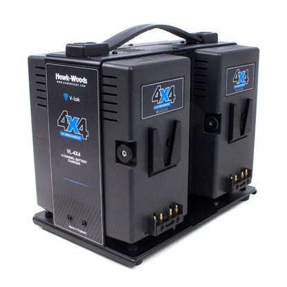 Hawk-Woods VL-4X4 four-channel simultaneous V-Mount battery charger