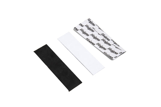 Moleskin Original adhesive patch set, black and white rectangular strips with label