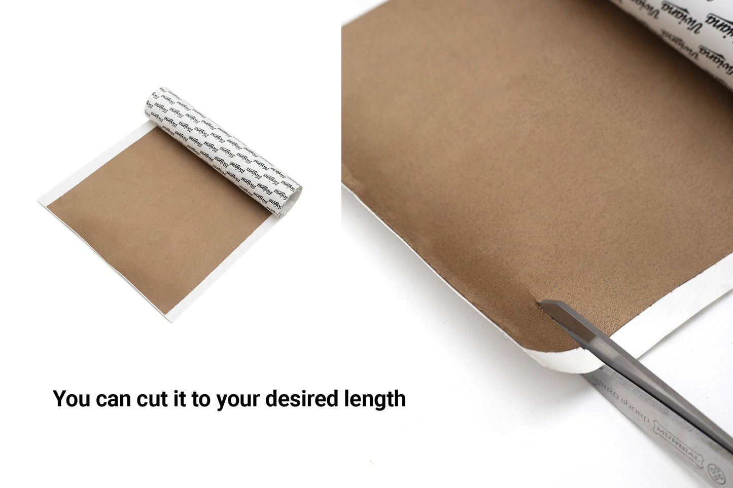 Moleskin Original sheet with rolled edge and scissors trimming corner